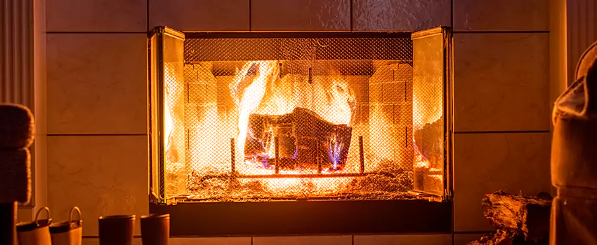 Mendota Hearth Landscape Fireplace Installation in Pueblo, Colorado