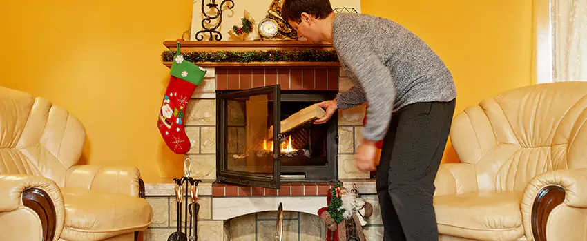 Rusted Metal Fireplace Restoration in Pueblo, Colorado